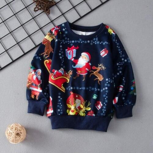 Baby Girl Children Santa Claus Christmas Sweater Baby Girl 2020 Knitted Sweater Kid Pullover Cartoon Snowman Autumn Sweater