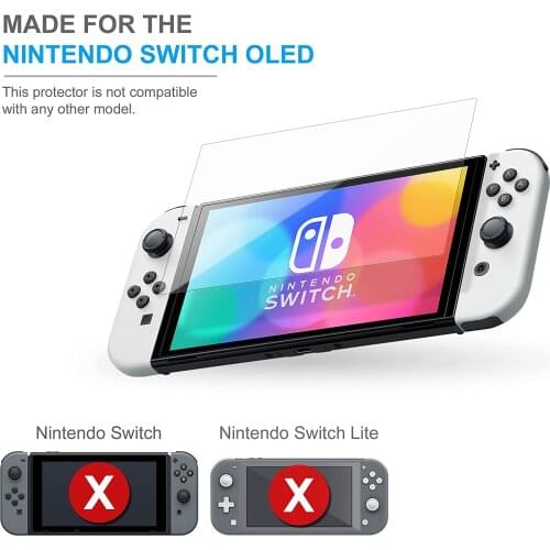 Detachable Transparent Handle Shell Host Protective Shell Screen Protector Film Suitable For Nintendo Switch OLED Handle Host