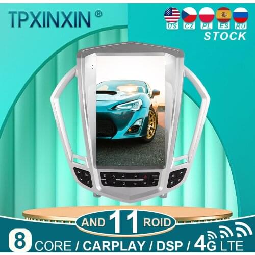 For Cadillac SRX 2008 - 2012 Android 11 Car Stereo Car Radio with Screen Tesla Radio Player Car GPS Navigation Head Unit