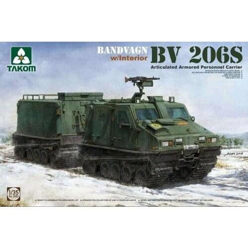 Takom 1/35 2083 Bandvagn BV 206S Armored Personnel Carrier w/ Interior