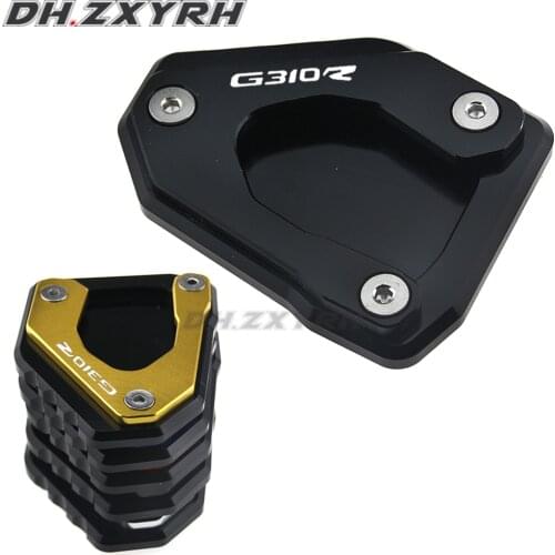 For BMW G310R G310 R 2017 2018 Motorcycle CNC Kickstand Foot Side Stand Extension Pad Support Plate Enlarge Stand