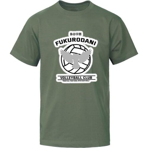 Japanese Haikyuu T Shirt Mens Print Grunge Plus Size T Shirt Clothes Tumblr Tshirts Streetwear Short Sleeve Tee Round Neck Tops