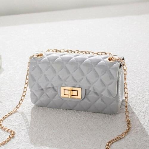 2021 Spring Summer New Version of The Diamond Chain Bag Pearl Jelly Bag Shoulder Mini Casual Diagonal Small Bag Women Bag