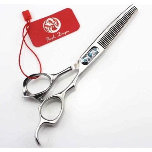6.0Inch Professional Thinning Scissors Salon Hair Thinning Scissors Hair Shears with Blue Diamond,Beauty Hair Tools 1Pcs