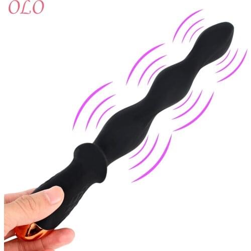 10 Speed Anal Beads Vibrator Sex Shop Prostate Massager Sex toys for Women Dildo Butt Plug Vibrator USB Magnetic Charging