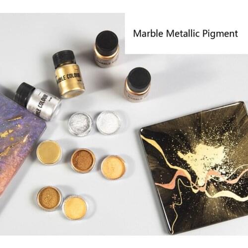 15g Mirror Metal Texture Pearl Powder Epoxy Resin Colorant Glitter Marble Metallic Pigment Resin Dye Jewelry Making