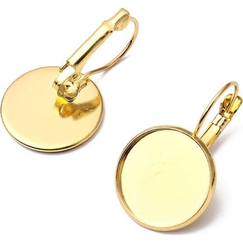 20Pairs /lot Sublimation Blank Metal Punch-free earrings DIY heat trasnfer printing Sublimation ink products Without Pierced