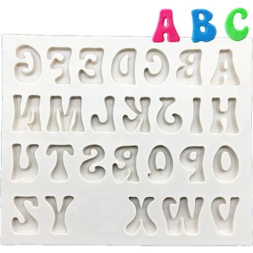 Alphabet Number Silicone Mold Fondant Cake Decorating Tools Cupcake Chocolate Mold