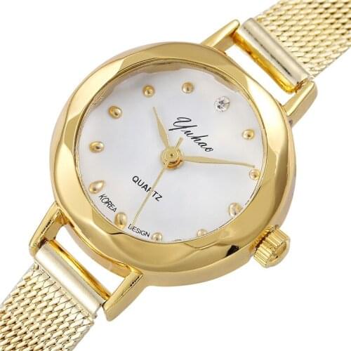 2020 Luxury Brand Ladies Watch Slim Mesh Steel Women Bracelet Quartz Wristwatches White Dial Female Clock Relogio Feminino Gift