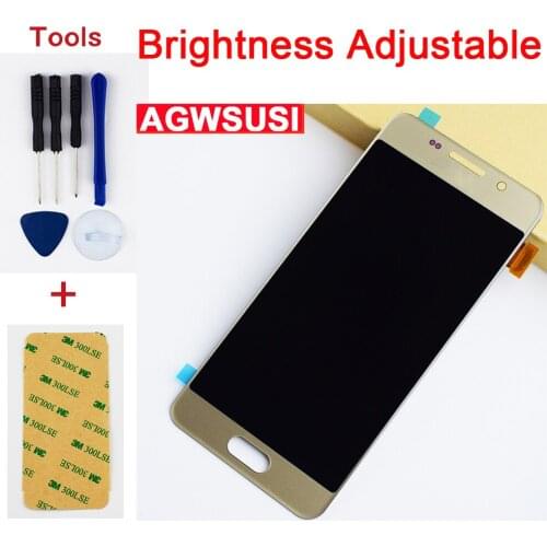 For Adjustable Samsung Galaxy A3 2016 A310 SM- A310F A310M A310Y Touch Screen Glass + LCD Display Monitor Panel Assembly