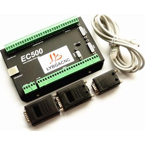 CNC Router Mach3 Ethernet Control Card EC500 3/4/5/6 Axis Motion Breakout Board For DIY Milling Machine