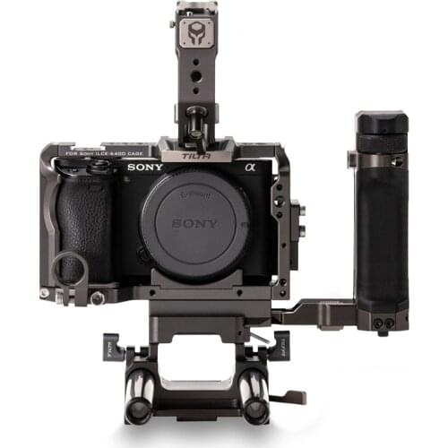 Tilta DSLR Camera cage FOR SONY A6 A6300 A6400 A6500 series camera full cage A6 dslr rig side focus handle Top handle