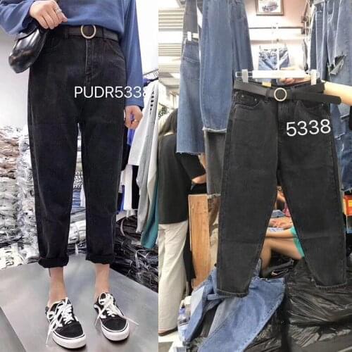 Fashion 2020 Girls students Wide-leg jeans female bf winter plus size 5XL Korean plus velvet thickening Harem loose harem pants