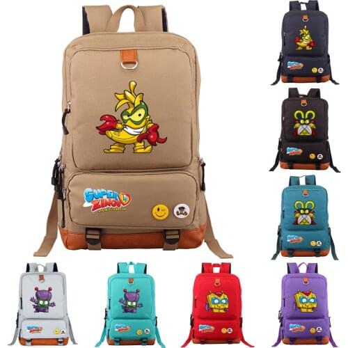 2021 Fashion Printing Backpack Super Zings Backpack Men And Women Schoolbag Students Backpack Laptop Backpack