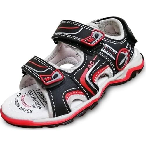 New Design 1pair Children arch support beach Leather Shoes+inner size 16-19cm,Leisure Kids Shoes