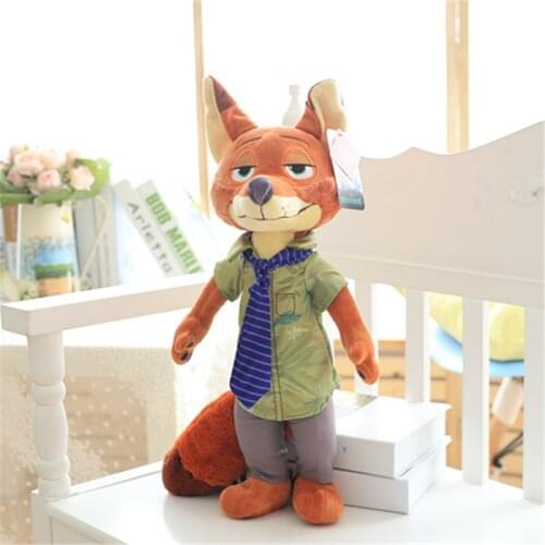 Official Genuine Judy Nick Kawaii Rabbit Plush Toys Cartoon Comic Anime Model Doll Stuffed Toy Christmas Gift For Children