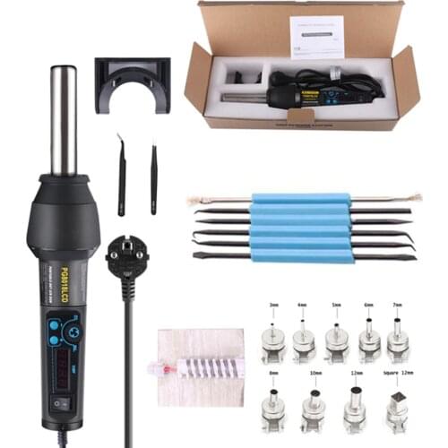 PG8018LCD 650W LCD Adjustable Electronic Heat Hot Air Gun Desoldering Soldering Station IC SMD BGA + Nozzle 8858 650W