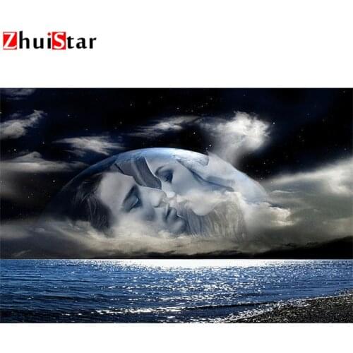 Full square DIY 5D diamond painting love men and women cross stitch home decoration diamond embroidery mosaic ZWQ