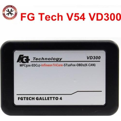 2019 New Arrival V54 FGTech Galletto 4 Master BDM-TriCore-OBD Function FG Tech V54 VD300 ECU Programmer Best price