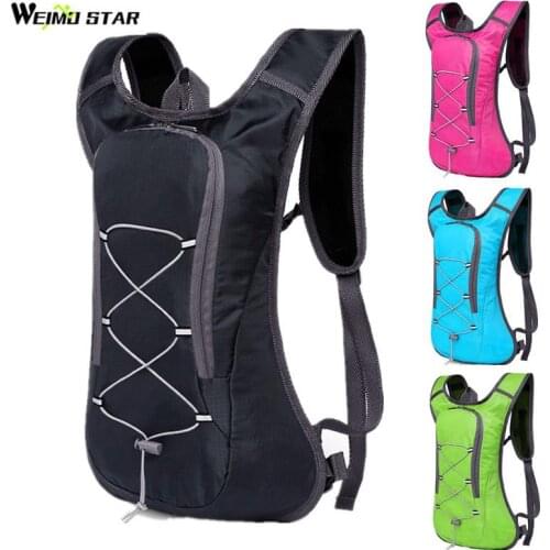 Bike 8L Ultralight Cycling Backpack Waterproof Nylon MTB Bike Bicycle Bag Breathable Reflective Portable Folding Water Bag