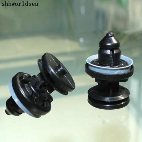 Shhworldsea 100pcs Door Trim Panel Fastener Retainer Clip Plastic For Ford