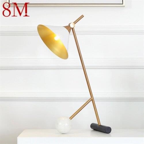 8M Modern Table Lamp Design E27 Reading White Desk Light Home Bedside LED Eye Protection For Children Bedroom Study Office