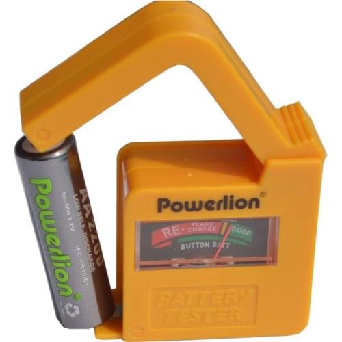 Universal 9V AA AAA C D Button Battery Tester Checker
