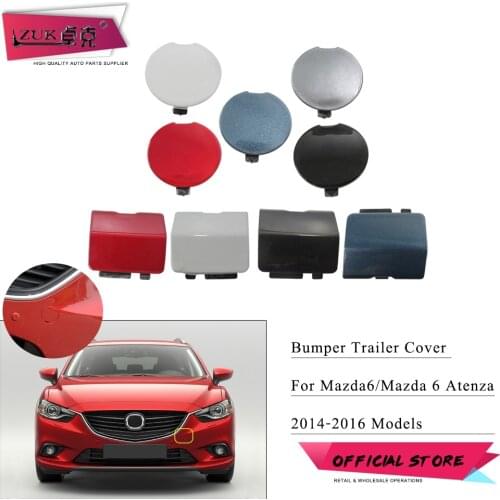 ZUK For Mazda 6 Atenza 2013 2014 2015 2016 Front / Rear Bumper Towing Hook Cover Hauling Hook Cap Painted