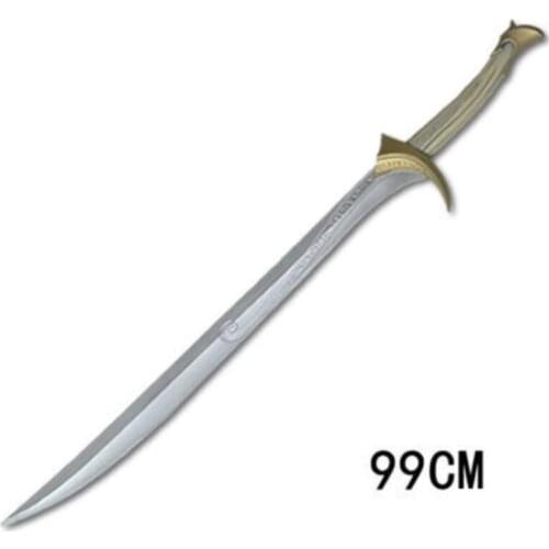 1:1 The Elves Sword Elf King Sword Halloween Movie Cosplay Weapon Props Safety PU 99cm
