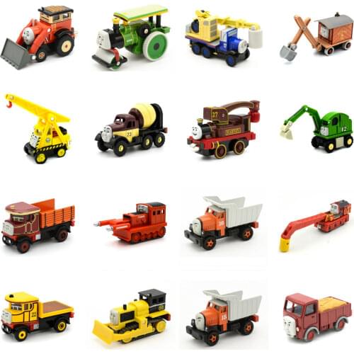 1:43 Thomas and Friends Magnetic Metal Construction Vehicle Locomotive Train Anime Model Children Toys Birthday Gift