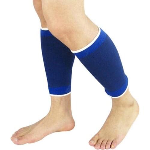 1 Pair Leg Support Sleeve Elastic Compression Leg Sleeve Bandage Pain Relief Sports Cycling Leg Wrap Protection