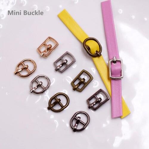 20/50/100pcs Mini Doll Belt Buckle Ultra Small Tri-glide Buckle for Doll Clothes Blyth BJD Shoes Bag DIY Accessories
