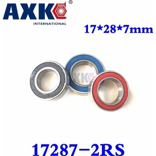 2021 Free Shipping Axk 10pcs 17287-2rs 17*28*7mm 17x28x7mm 17287 2rs 17287rs Mr17287 Bike Wheels Bottom Bracket Repair Bearing