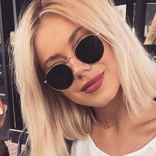 2021 Classic Small Frame Round Sunglasses Women/Men Brand Designer Alloy Mirror Sun Glasses Vintage Modis Oculos