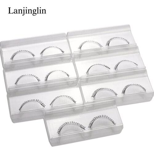 7 Pairs Lower Lashes Natural False Eyelashes Natural Eyelashes Makeup Eyelash Extension Kit fake lashes Free Shipping #V17