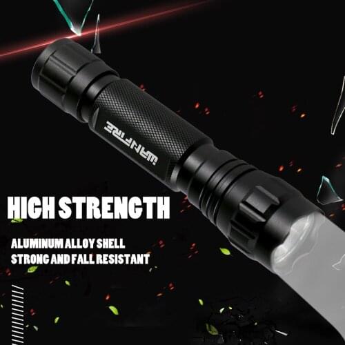 Aluminum alloy led strong light T6 flashlight rechargeable Q5 telescopic focus outdoor safety hammer car flashlight