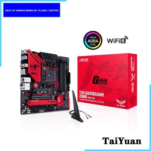 ASUS TUF GAMING B550M (WI-FI) ZAKU II EDITION Micro-ATX B550M AMD B550 DDR4 4600(OC) MHz 128G M.2 SATA Socket AM4 CPU