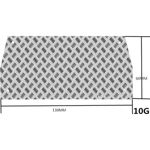 Car Head Back Anti-skid Plate Anti-slip Board for WPL D12 Mini Truck Model Car Accessories