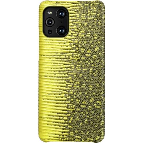 Genuine Lizard Leather Case for OPPO Find X2 X3 Pro A5 A9 Reno 5 4 3 2 Z Cover For Realme 7 Pro 5 6 X2 X50 X7 Pro X XT GT Neo C3