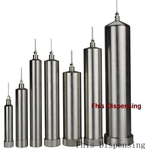 10cc 30cc 55cc 100cc 300cc 500cc Corrosion-Resistant Stainless Steel Cones Dispensing Syringe