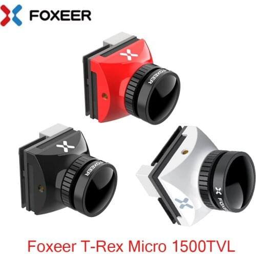Foxeer T-Rex Micro 1500TVL Super WDR 4:3/16:9 PAL/NTSC Switchable Low Latency 19*19mm FPV Camera for FPV Racing Freestyle Drones