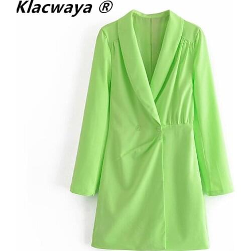 Зеленые летние платья Klacwaya China At AliExpress