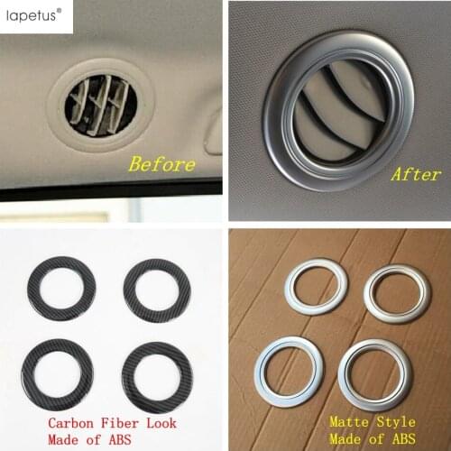 Lapetus Inner Roof Top Air Condition AC Vent Outlet Cover Trim For Toyota Sienna XL30 2011 - 2020 Carbon Fiber / Matte Interior