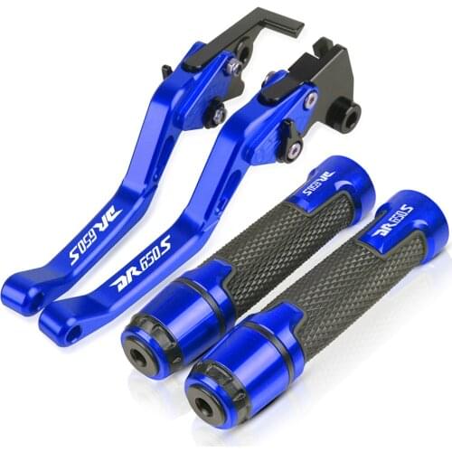 Motorcycle aluminum Accessories Handle Grips Handlebar Short Brake Clutch Lever For SUZUKI DR650S SE 1994-2010 1998 1999 2000 01