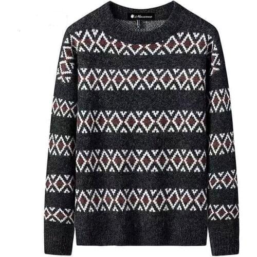 2021 Turtleneck Men Sweater Loose Long Sleeve Men.s Autumn Outfit in The Spring And Winter Warm Fashion Pattern Sweater