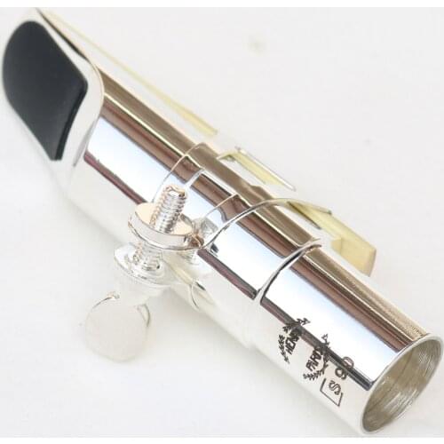 Music Fancier Club Professional Tenor Soprano Alto Saxophone Metal Mouthpiece S90 Silver Plated Sax Mouth Pieces Accessories 90