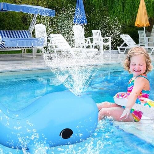 Inflatable Sprinkler Toy Dolphin/crocodile Water Sprinkling Mat Childrens Summer Outdoor Pools Water Fun Garden Lawn Spray Toys