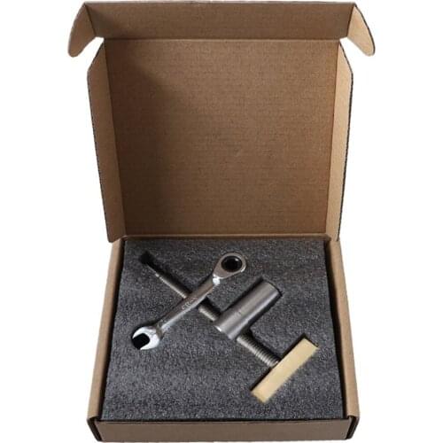 Woodworking Table Vise Desktop Clip Fast Fixed Clip Clamp Brass Fixture Vise For 20MM Hole Benches Joinery Carpenter Tool