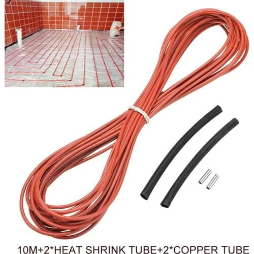 New Infared Underfloor Heating Cable Carbon Fiber Floor Warm Wire 220V 12K For Floor Heating Towel Warmer Wires
