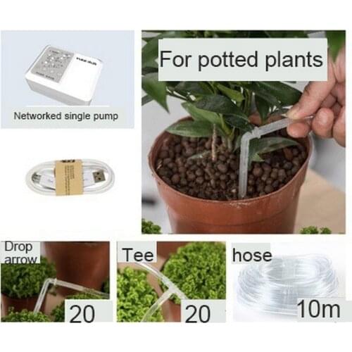 Wifi Pump Intelligent Garden Automatic Watering Device Solar Energy ChargingPotted Plant Drip Irrigation Water Pump Timer System